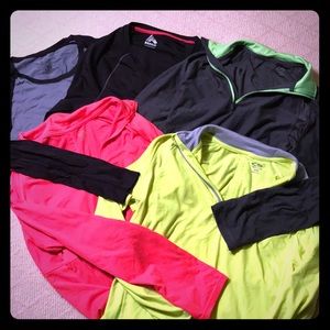 💜5-Pack Quick-Dry, Long-sleeved Workout Shirts💜